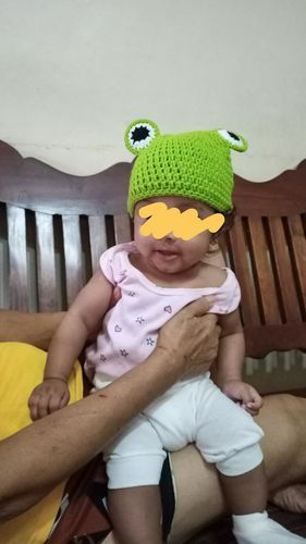 0-12 Months Frog Crochet Pattern Baby Beanie + Bloomer Set photo review