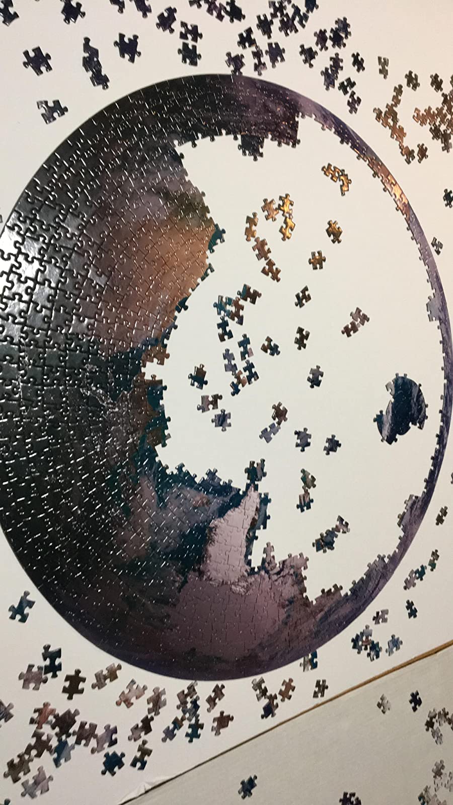 1000 Piece Round Earth Jigsaw Puzzle photo review