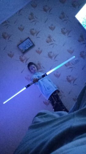 Darth Maul Double Bladed Lightsaber Star Wars Toy for Kids photo review