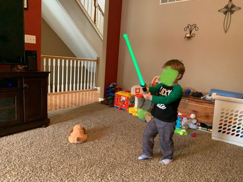 Retractable 7-Color LED Lightsaber for Kids and Adults photo review