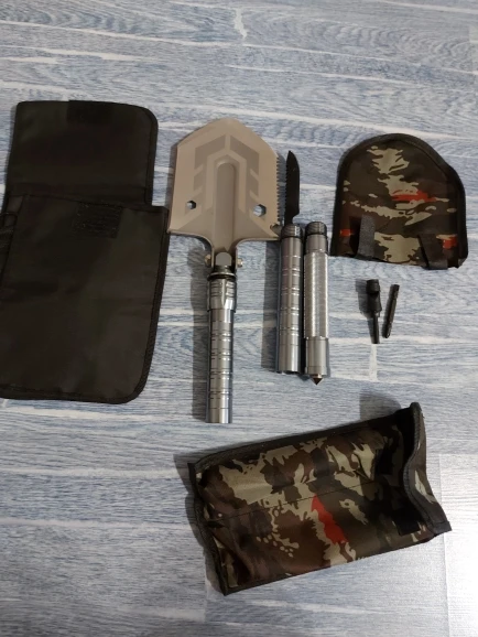 23 In 1 Portable Tactical Military Folding Shovel Multi Purpose Survival Tool photo review