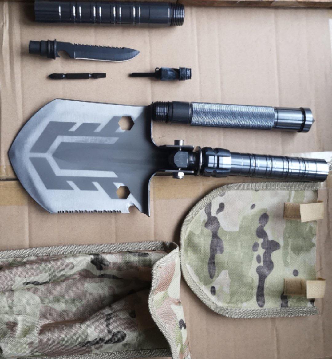 23 In 1 Portable Tactical Military Folding Shovel Multi Purpose Survival Tool photo review