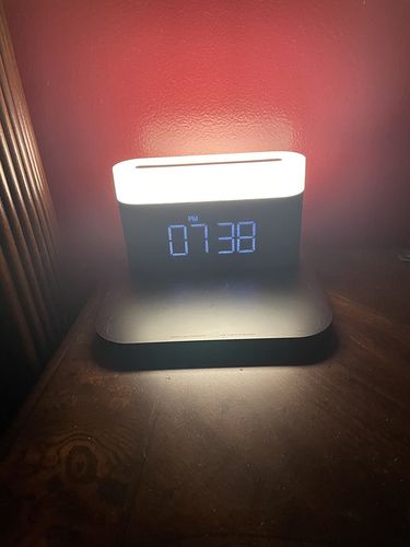 3 In 1 Wireless Charger Alarm Clock And Adjustable Night Light photo review