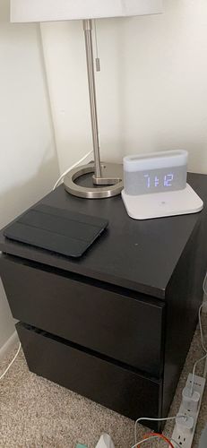 3 In 1 Wireless Charger Alarm Clock And Adjustable Night Light photo review