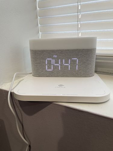 3 In 1 Wireless Charger Alarm Clock And Adjustable Night Light photo review