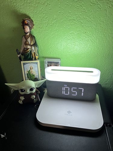 3 In 1 Wireless Charger Alarm Clock And Adjustable Night Light photo review