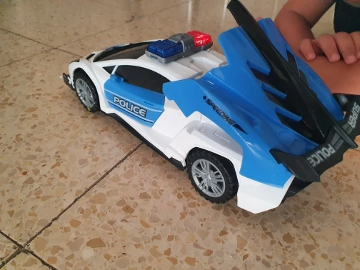 360 Rotating Light Up Police Car Toy photo review