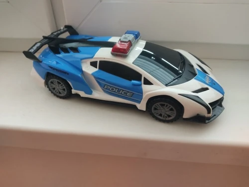 360 Rotating Light Up Police Car Toy photo review