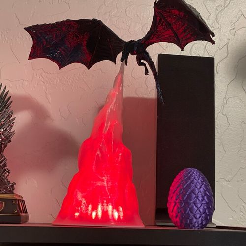 3D Fire Breathing Dragon Night Lamp photo review