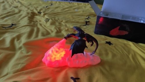 3D Fire Breathing Dragon Night Lamp photo review