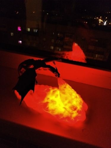 3D Fire Breathing Dragon Night Lamp photo review