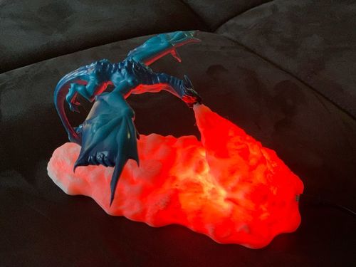 3D Fire Breathing Dragon Night Lamp photo review