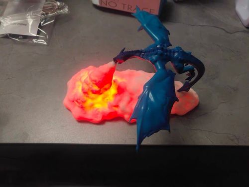 3D Fire Breathing Dragon Night Lamp photo review