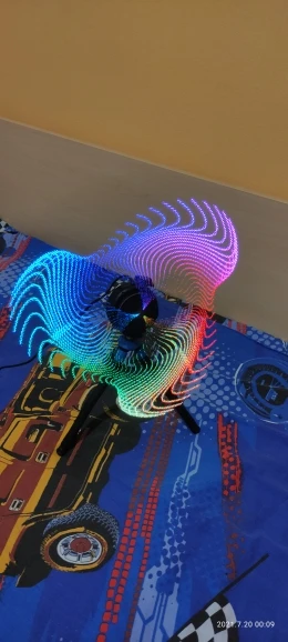 3D Wifi Holographic Projector Hologram Fan photo review