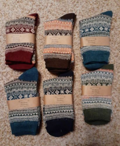 5 Paar norwegische Wintersocken photo review