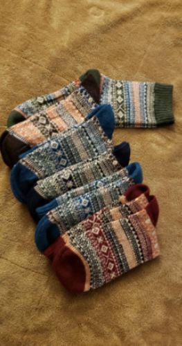 5 Paar norwegische Wintersocken photo review