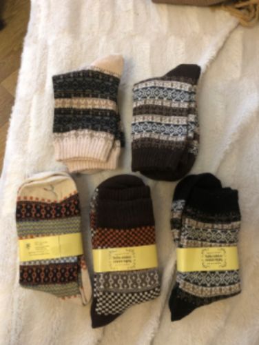 5 Paar norwegische Wintersocken photo review