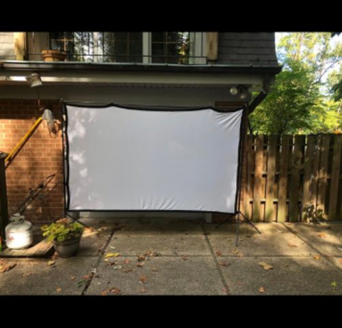 60 To 150 Inch Portable Outdoor Movie Screen photo review