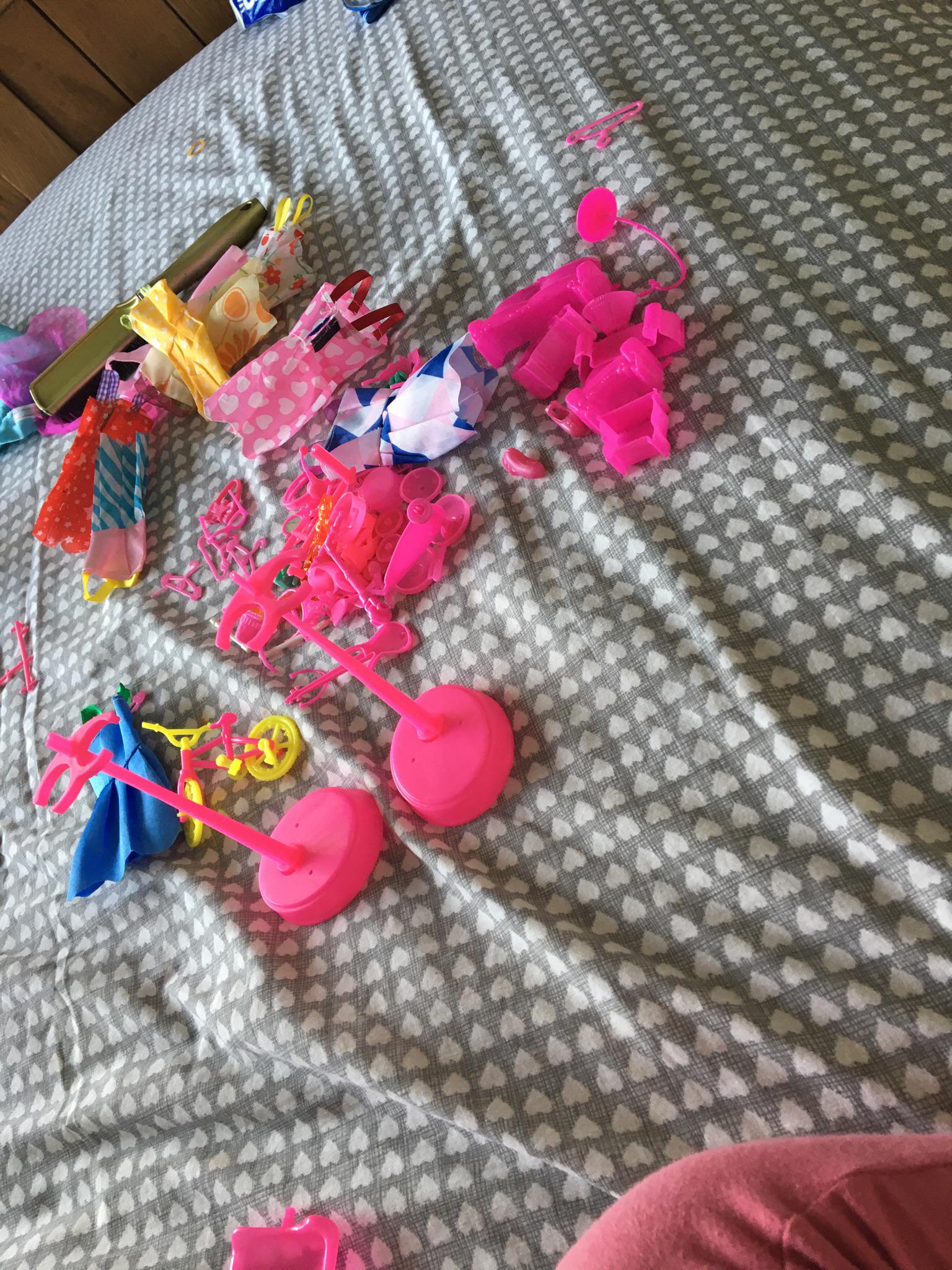 85Pcs Barbie Doll Accessories photo review