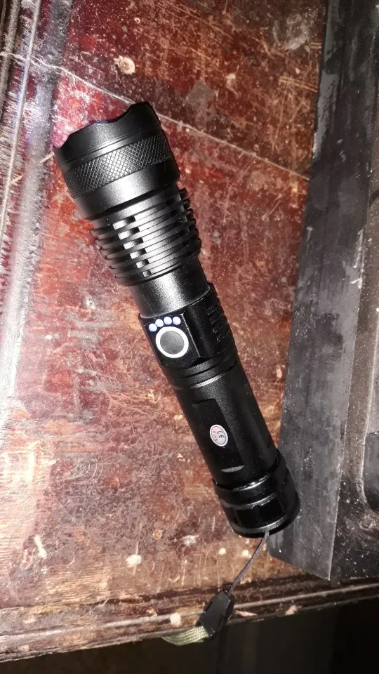 90000 Lumens Xhp50.2 Most Powerful Flashlight photo review