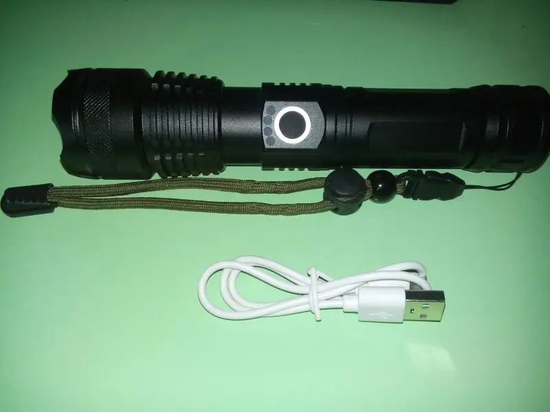 90000 Lumens Xhp50.2 Most Powerful Flashlight photo review