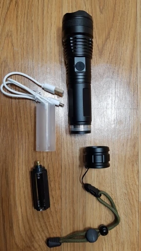 90000 Lumens Xhp50.2 Most Powerful Flashlight photo review