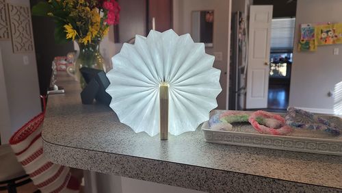 Foldable Wooden LED Light photo review