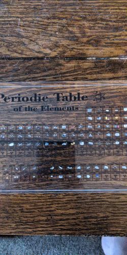 Acrylic Periodic Table Display With Real Elements photo review