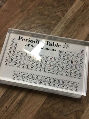 Acrylic Periodic Table Display With Real Elements photo review