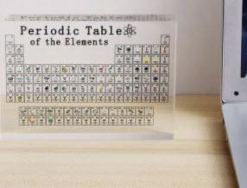 Acrylic Periodic Table Display With Real Elements photo review