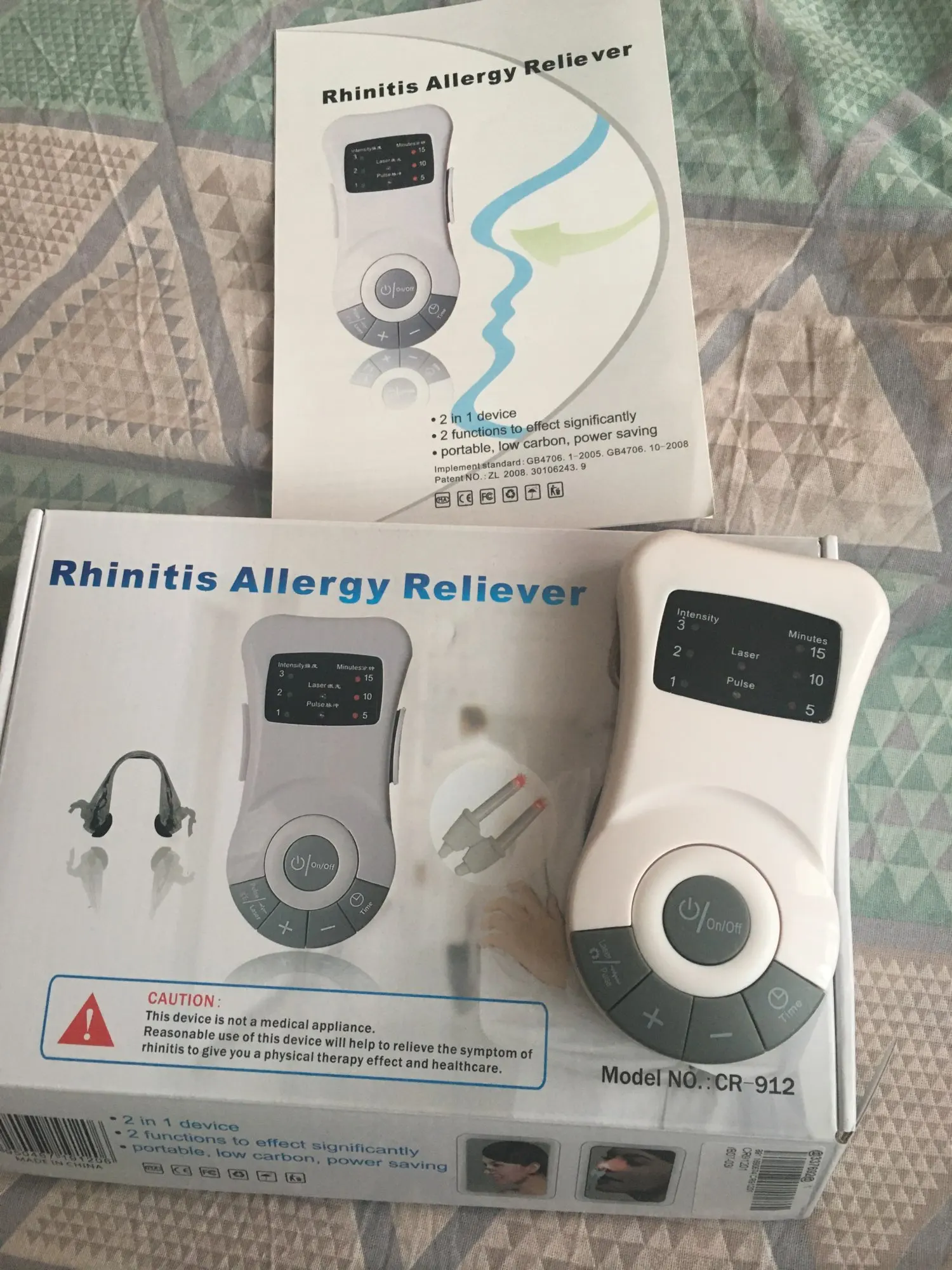 Allergic Rhinitis Hay Fever Laser Treatment Device photo review