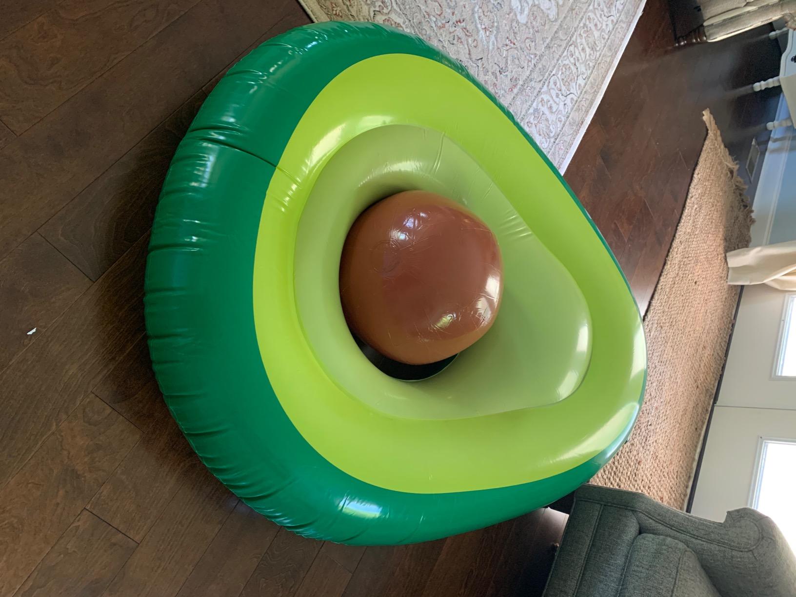 Avocado Inflatable Swimming Ring Pool Float photo review