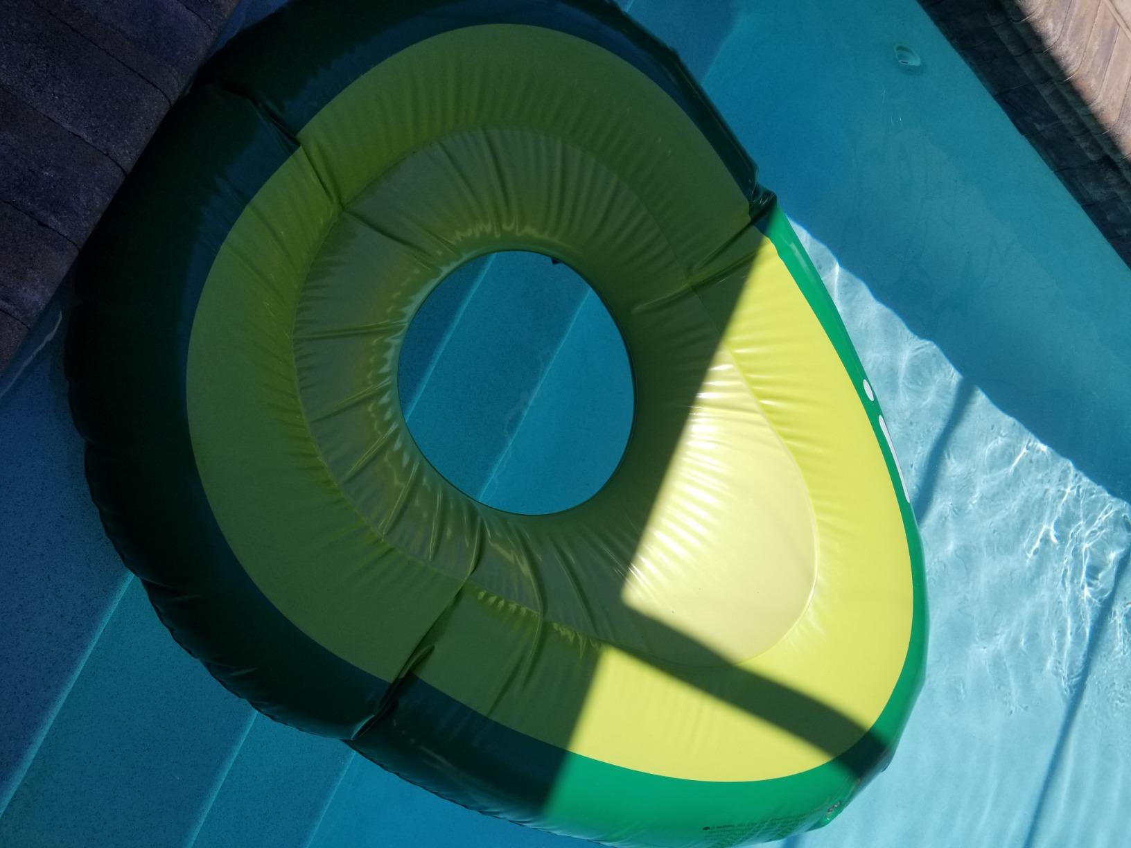 Avocado Inflatable Swimming Ring Pool Float photo review