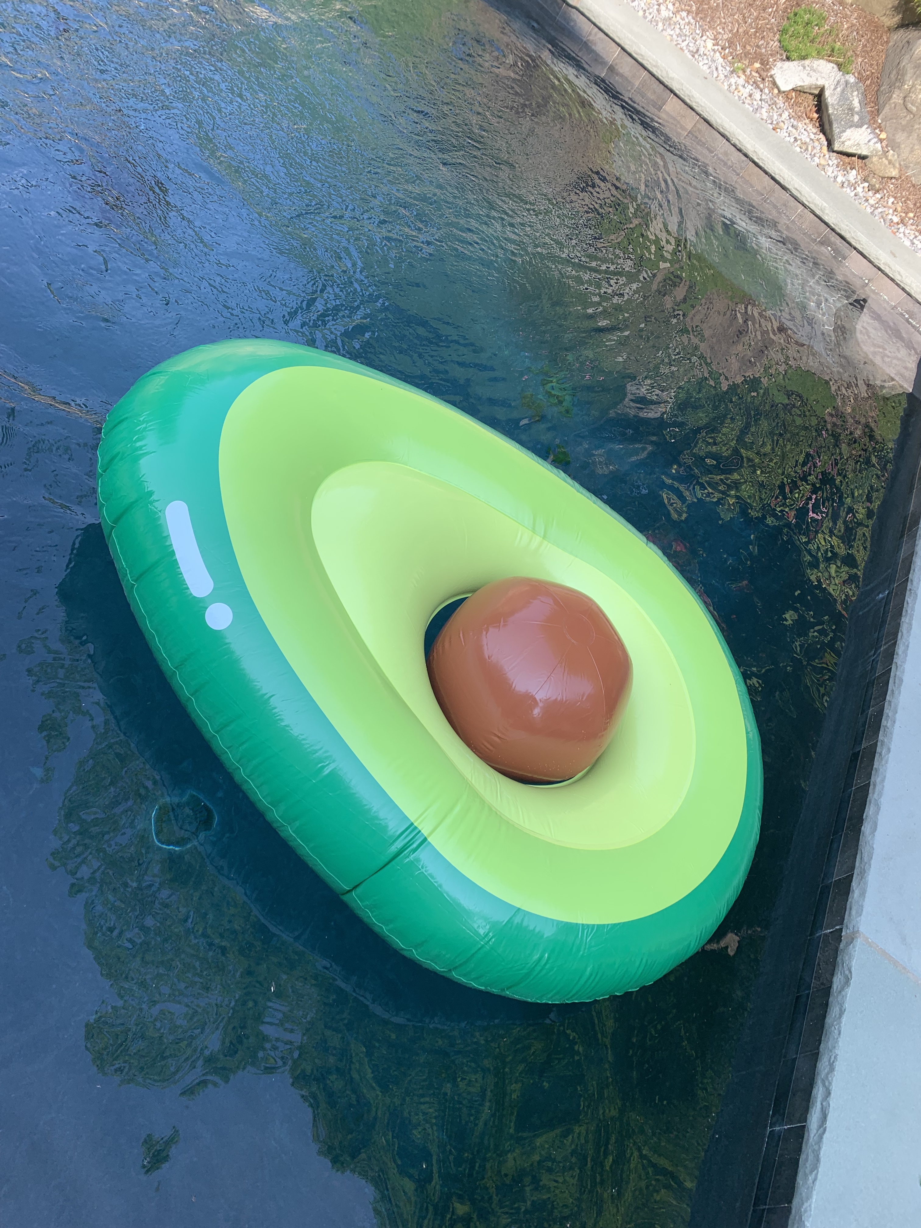 Avocado Inflatable Swimming Ring Pool Float photo review