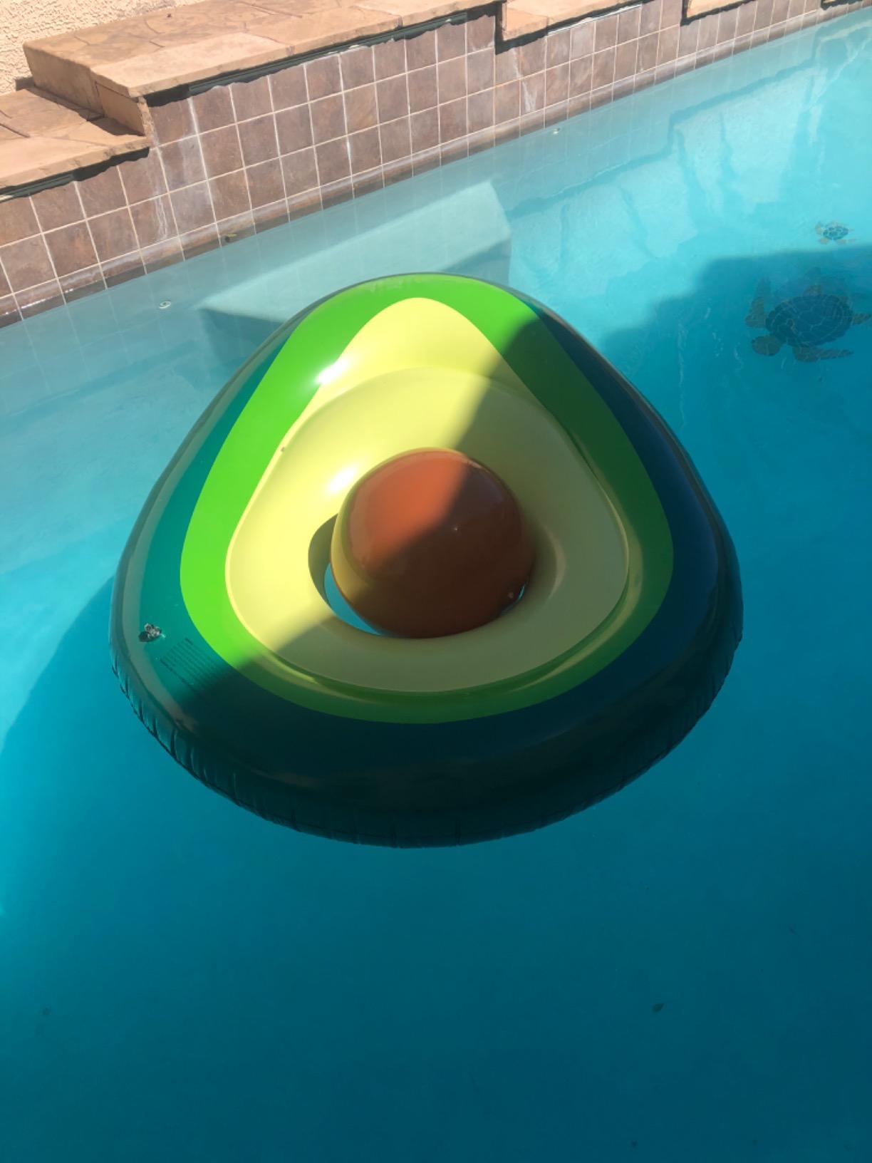 Avocado Inflatable Swimming Ring Pool Float photo review