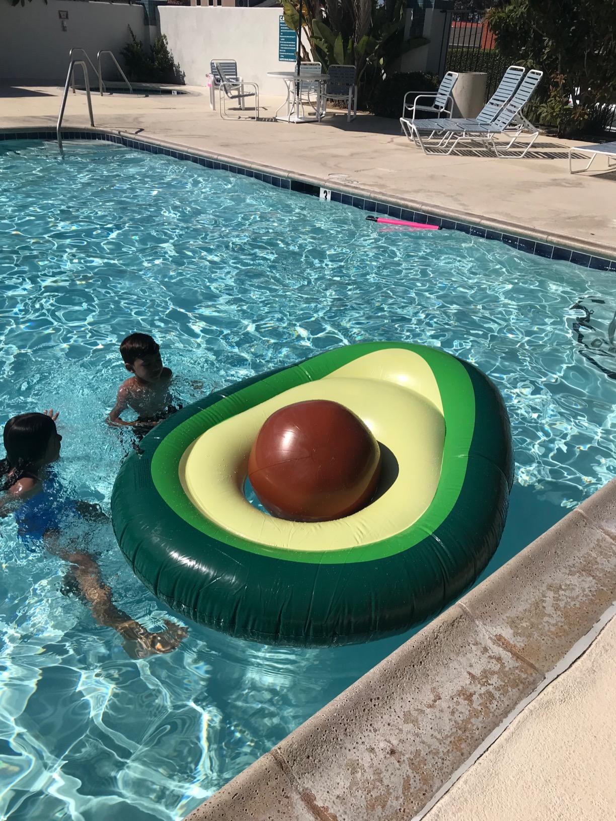 Avocado Inflatable Swimming Ring Pool Float photo review