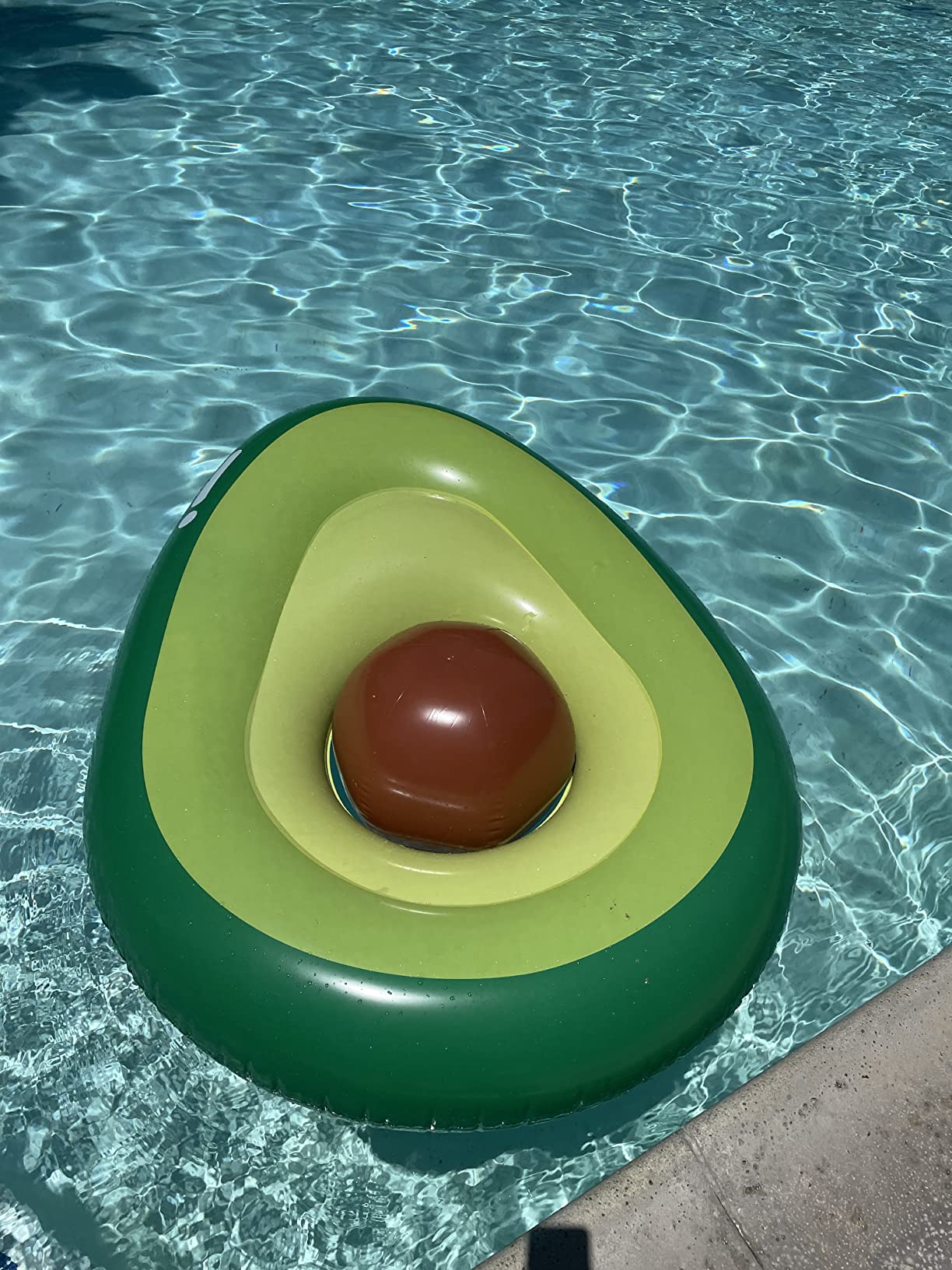 Avocado Inflatable Swimming Ring Pool Float photo review