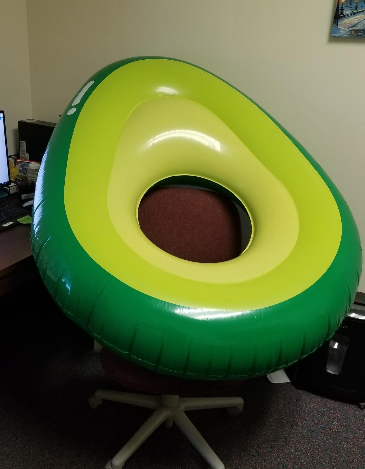 Avocado Inflatable Swimming Ring Pool Float photo review