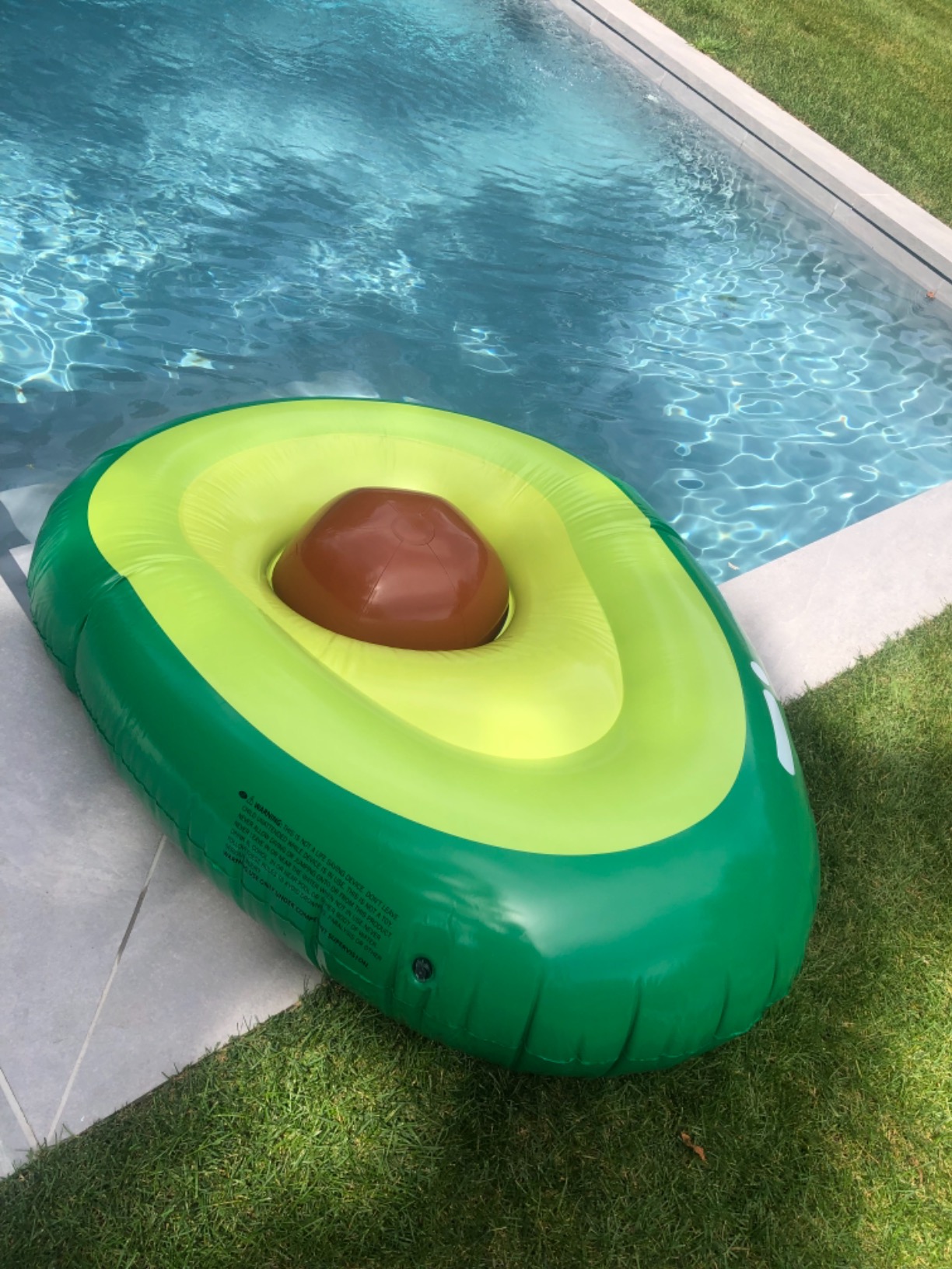 Avocado Inflatable Swimming Ring Pool Float photo review