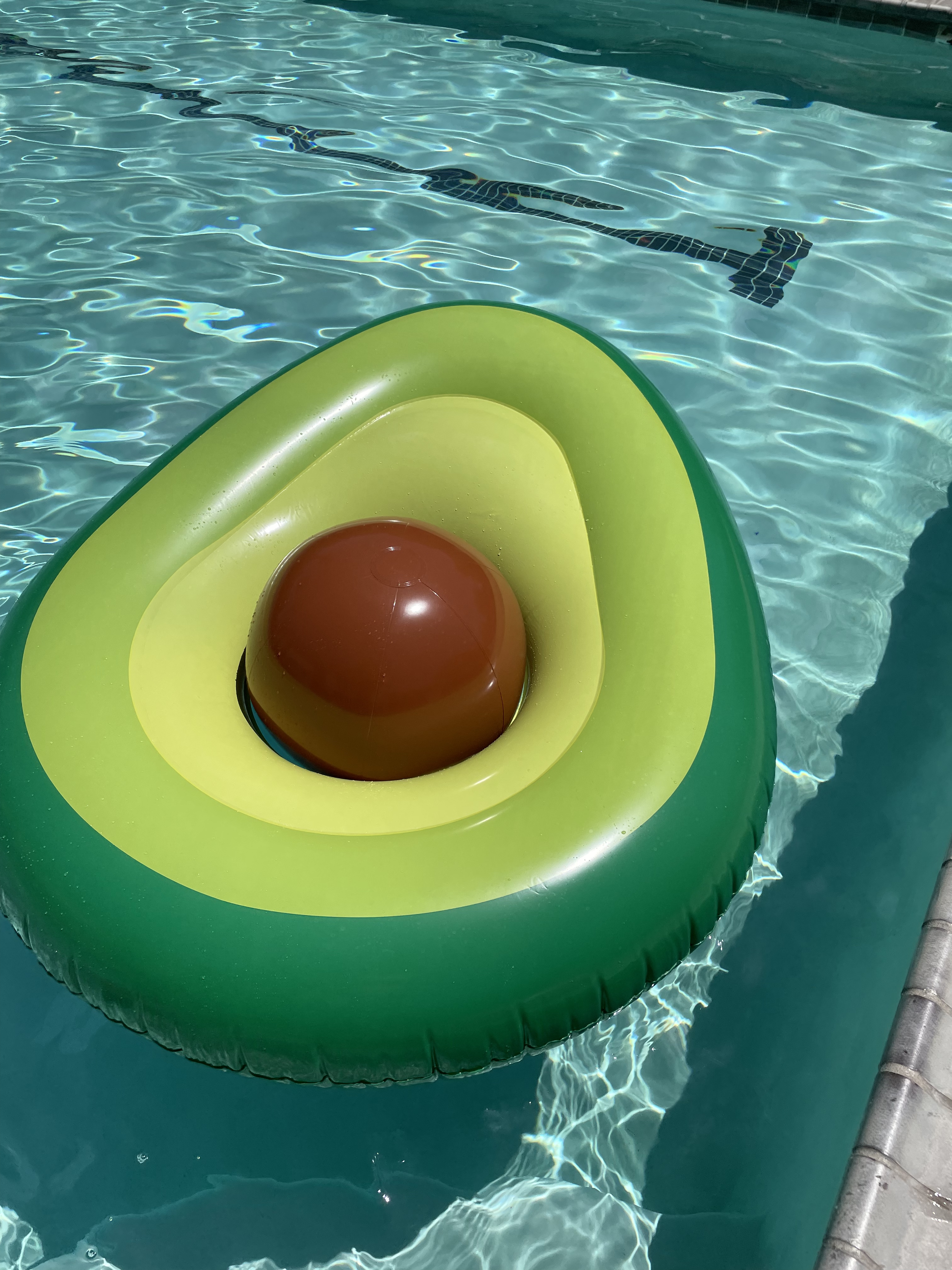 Avocado Inflatable Swimming Ring Pool Float photo review