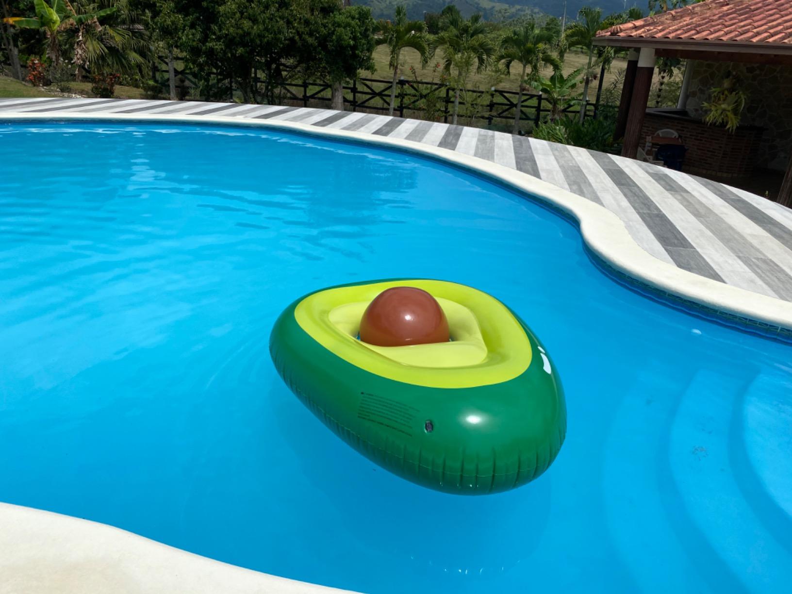 Avocado Inflatable Swimming Ring Pool Float photo review