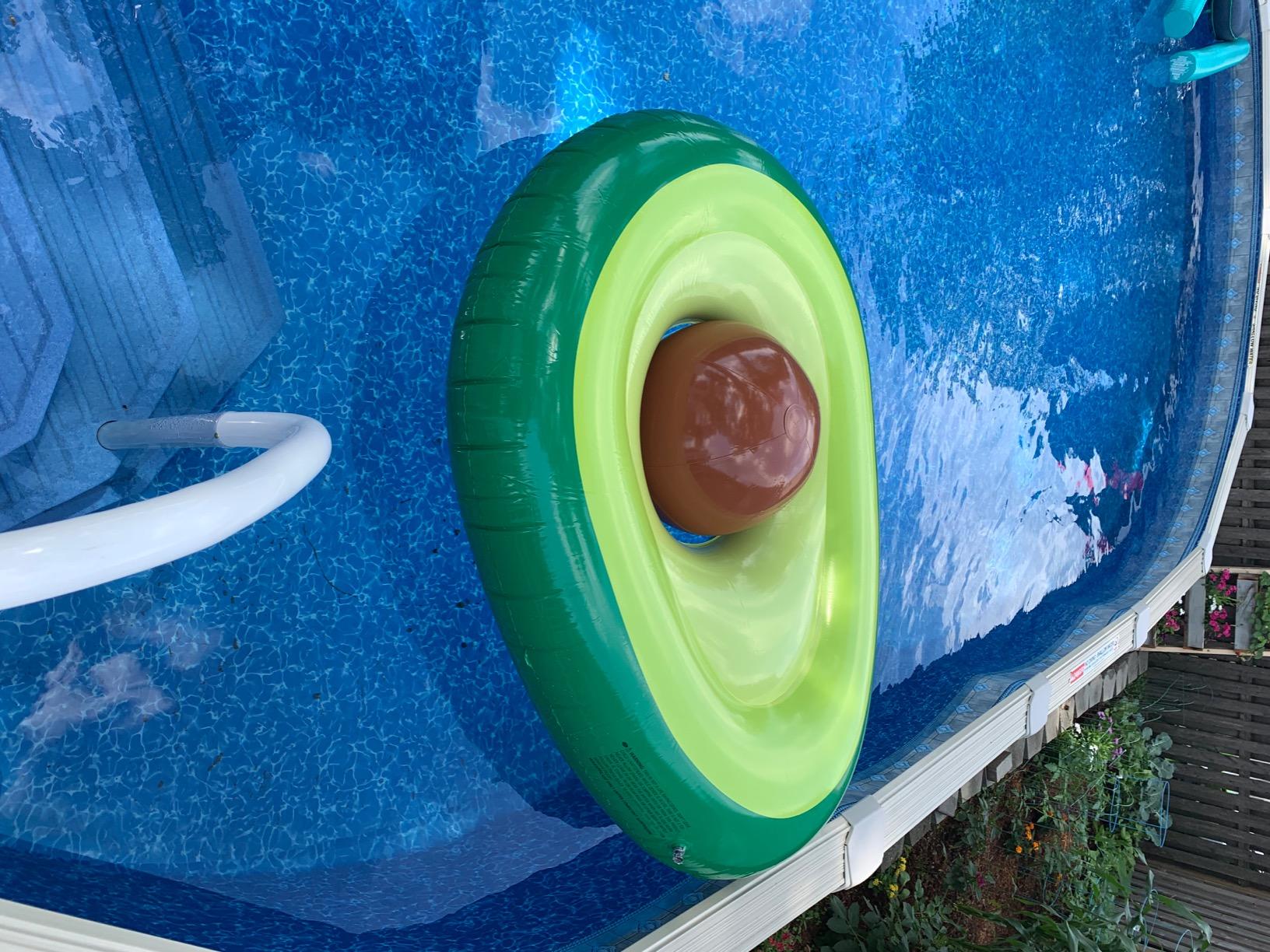 Avocado Inflatable Swimming Ring Pool Float photo review