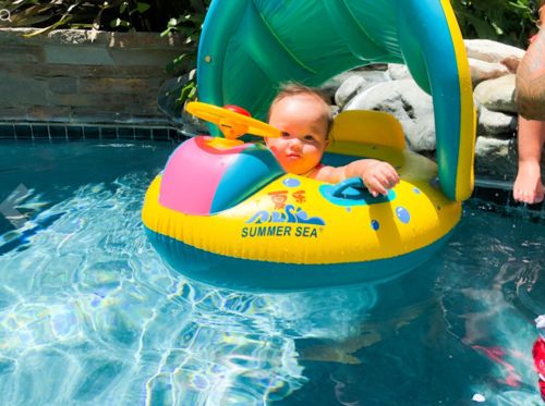 Baby Infant Swimming Pool Float photo review