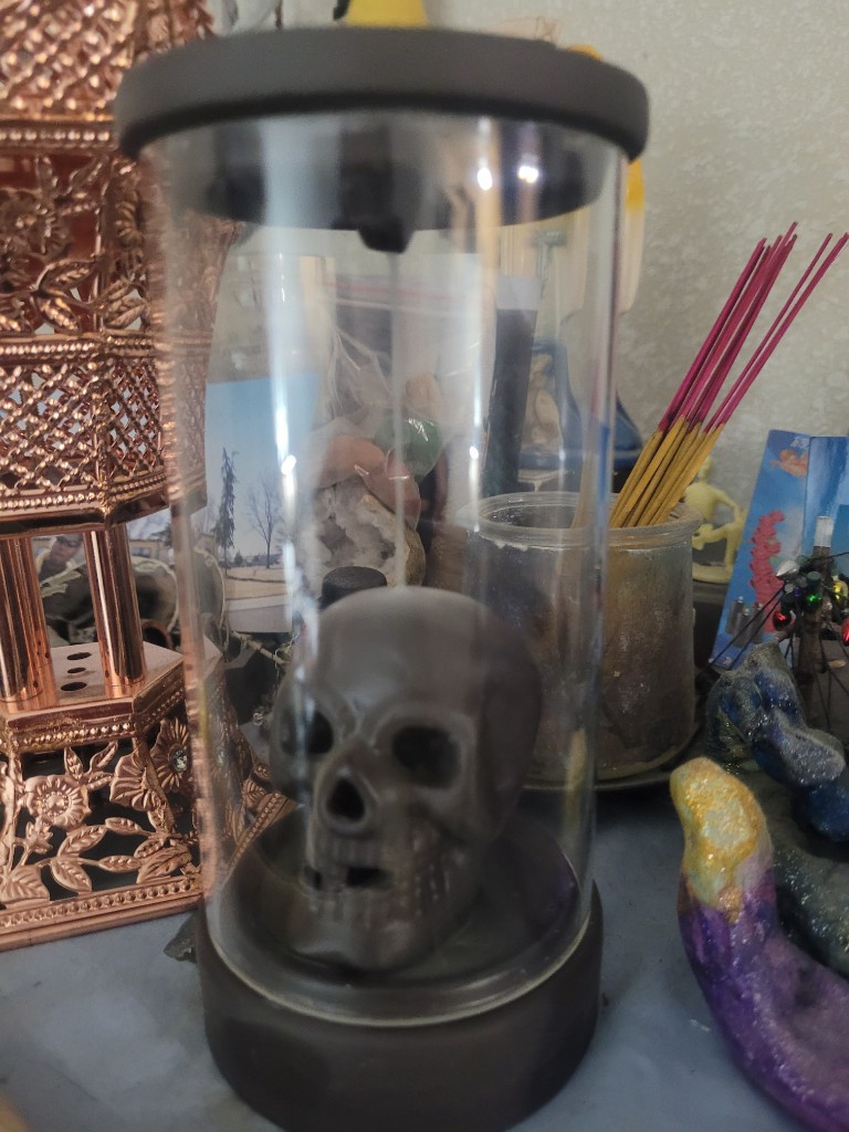 Backflow Led Skull Incense Burner photo review