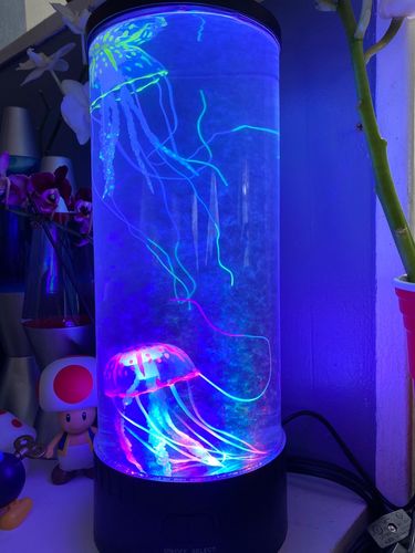 Bedside Hypnotic Jellyfish Lamp Aquarium photo review