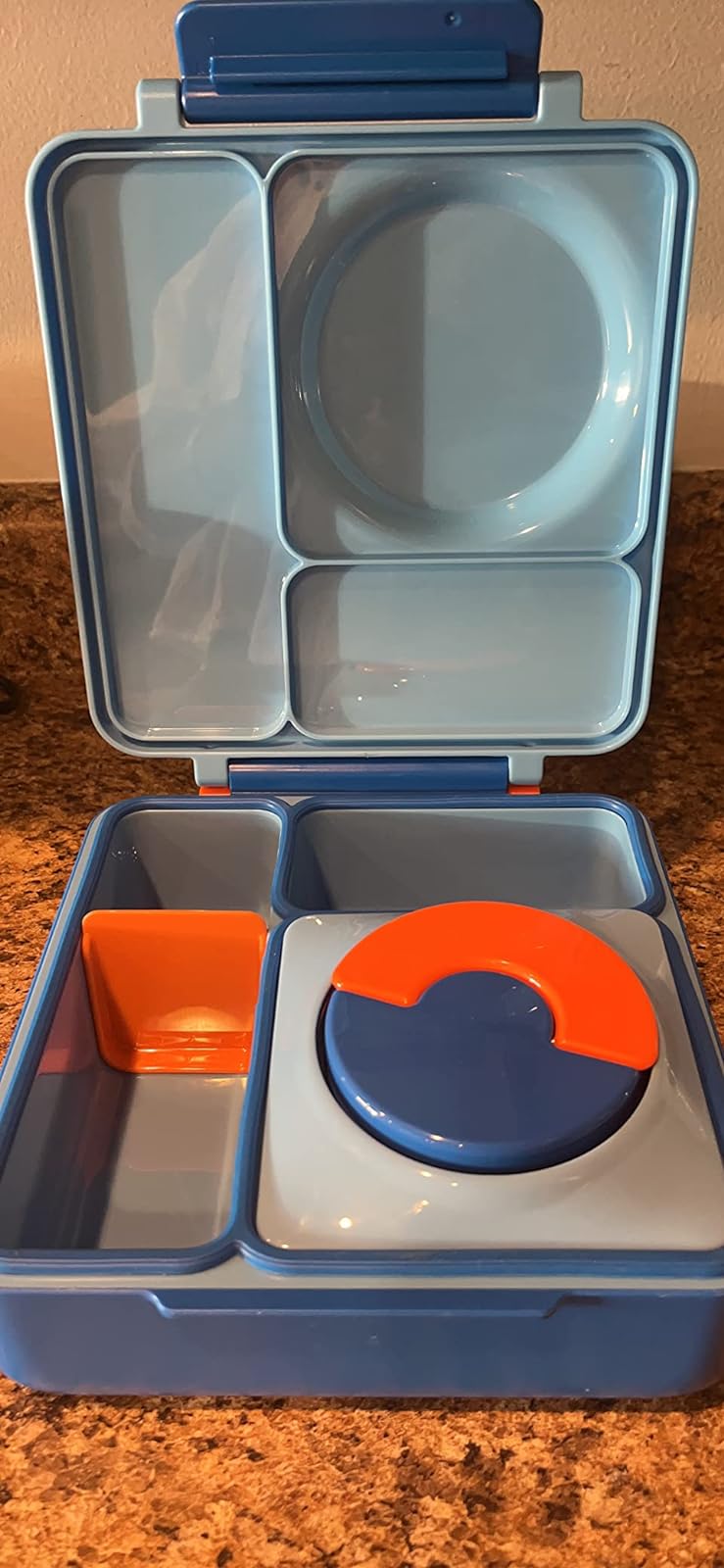 Bento Box For Kids Insulated Bento Lunch Box With Leak Proof Thermos Food Jar 3 Compartments photo review