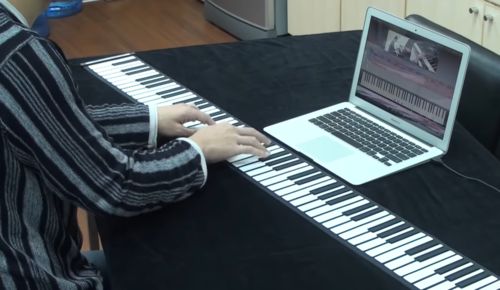 Hand Roll Portable Electric Piano photo review