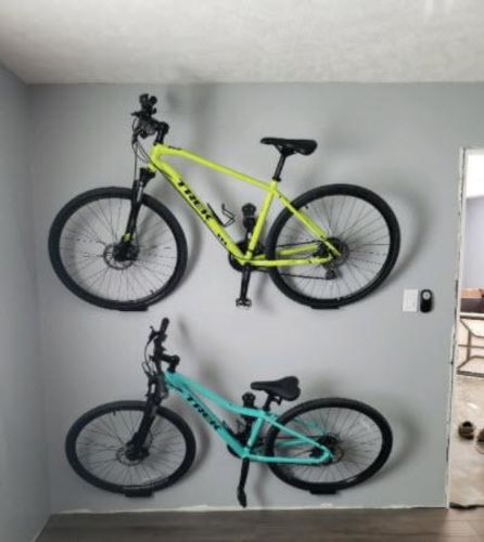 Bicycle Rack Wall Metal Hook Bicycle Mountain Bike Wall Bracket Road Bike Wall Rack photo review