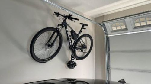 Bicycle Rack Wall Metal Hook Bicycle Mountain Bike Wall Bracket Road Bike Wall Rack photo review