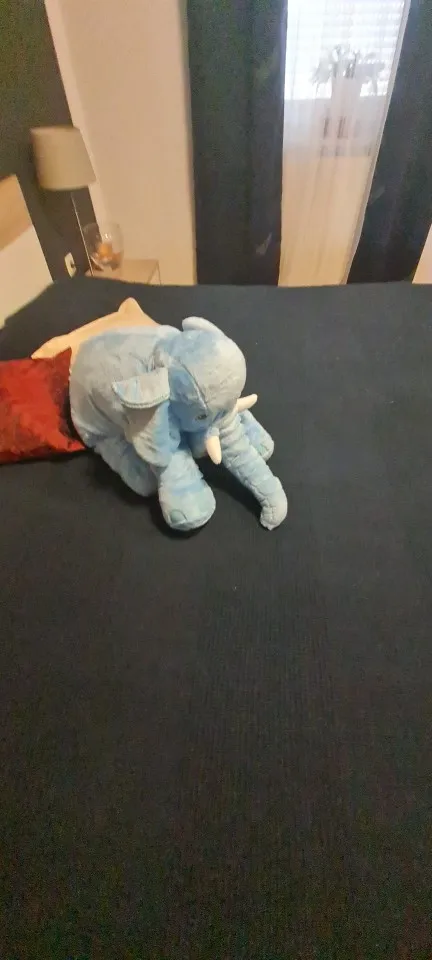 Big Elephant Plush Sleeping Toy | Machine Washable photo review